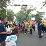 Aksi Sehat Mahasiswa INDONUSA Gelar Cek Kesehatan Gratis dan Edukasi di Tengah CFD
